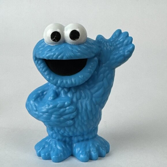 2013 Elmo Cookie Monster Plastic Figures Sesame Street - cake topper toy hasbro - Picture 10 of 13